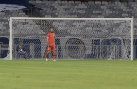 O goleiro Walter foi um dos destaques da partida contra o Cruzeiro, no Mineiro