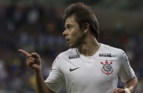 Romero marca na partida contra o Cruzeiro; Atacante fez o primeiro gol do Timão