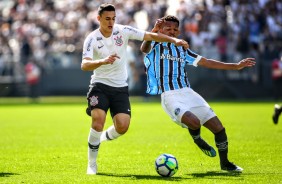 Mantuan durante jogo amistoso contra o Grêmio, na Arena Corinthians