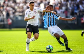 Mantuan durante jogo amistoso contra o Grmio, na Arena Corinthians