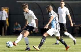 Mateus Vital durante jogo amistoso contra o Grêmio, na Arena Corinthians
