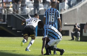 Matheus Matias entrou no segundo tempo e marcou o gol de empate do Corinthians, diante o Grêmio