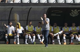 Osmar Loss durante amistoso contra o Grmio, na Arena Corinthians