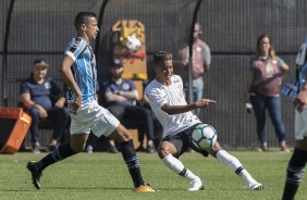 Pedrinho entrou como titular diante o Grmio, na Arena Corinthians, no jogo amistoso