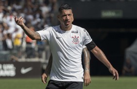 Ralf entrou no segundo tempo do jogo amistoso contra o Grêmio, na Arena Corinthians