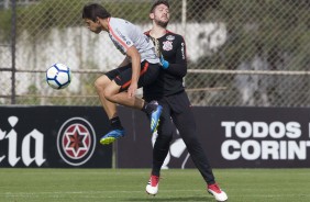 Romero no treino deste sbado