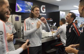 Cássio está de volta da Seleção e já se reapresentou no Corinthians