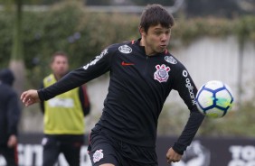 Romero durante ltimo treinamento antes de encarar o Cruzeiro em partida amistosa