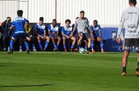 Corinthians faz jogo-treino contra o So Caetano no CT Joaquim Grava