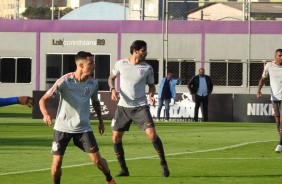 Vilson tambm atuou no jogo-treino contra o So Caetano, no CT