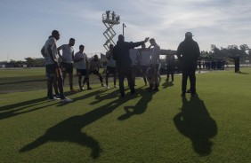 No CT Joaquim Grava, Corinthians recebeu o São Caetano para jogo-treino nesta quinta