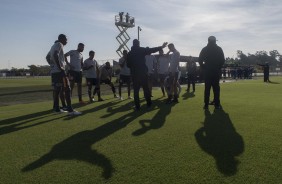 No CT Joaquim Grava, Corinthians recebeu o So Caetano para jogo-treino nesta quinta