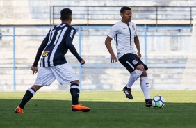 Rafael Bilu durante vitória contra o Atlético-MG pelo Brasileirão sub-20