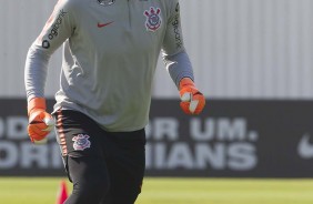 Cssio no treino deste sbado no CT Joaquim Grava