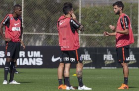 Jogadores treinaram neste sbado se preparando para o Brasileiro que retorna na prxima quarta