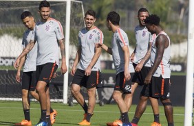 Nesta segunda-feira, Corinthians treinou para a volta do Campeonato Brasileiro