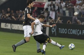 Romero marcou o gol que definiu o placar final na Arena Corinthians, contra o Botafogo