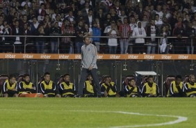 Osmar Loss comandou o Corinthians na derrota para o So Paulo, no Morumbi