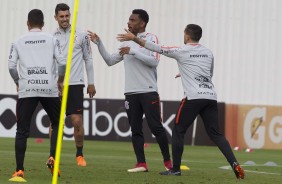 Treino do Corinthians desta tera-feira  preparao para jogo contra o Cruzeiro