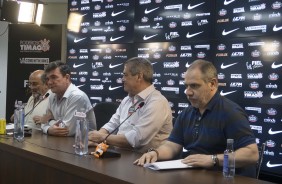 Coletiva do presidente Andrés Sanchez e demais dirigentes