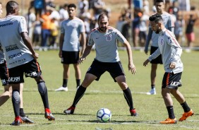 Danilo, Clayson e companhia no treino de hoje no CT do Brasiliense