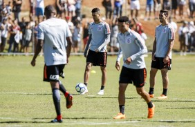 Em Brasília, elenco treina no CT do Brasiliense, para o jogo contra o Vasco