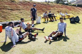 Jogadores treinaram na manhã deste sábado no CT do Brasiliense