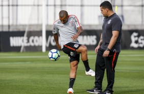 Sheik durante o treinamento desta sexta-feira no CT