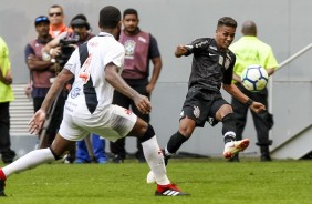 O jovem Pedrinho foi titular contra o Vasco, pelo Brasileiro, no estdio Man Garrincha