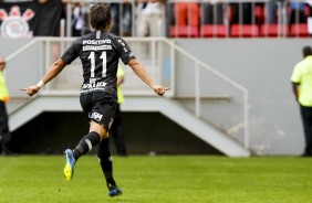 Romero fez seu primeiro hat-trick contra o Vasco, no estdio Man Garrincha