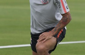 Emerson Sheik no treino da tarde desta segunda-feira; Elenco se reapresentou aps vencer o Vasco