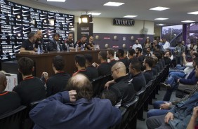 Evento de apresentação da equipe de vôlei corinthiana 2018