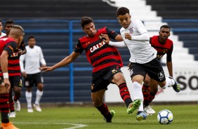 Rafael Bilu durante jogo contra o Sport, válido pelo Brasileirão sub-20