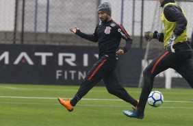 Clayson durante ltima atividade antes de enfrentar o Atltico-PR, pelo Brasileiro