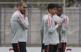 Danilo no treino da tarde de hoje no CT Joaquim Grava