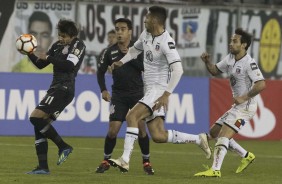 Corinthians perdeu para o Colo-Colo, no jogo de ida das oitavas de final da Libertadores 2018