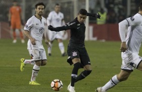 Gabriel foi expulso contra o Colo-Colo, no Chile, pela Libertadores 2018
