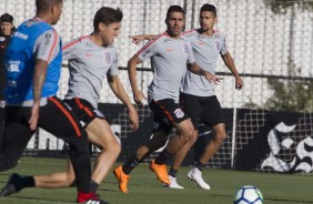 Elenco treina com foco total na Chapecoense, desta vez pelo Brasileirão