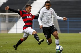 Fessin durante o jogo contra o Vitória, pelo Brasileiro sub-20