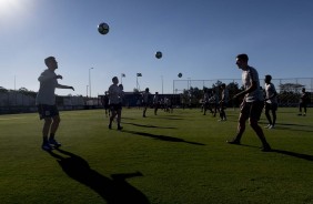 Jogadores treinaram  para o duelo contra a Chapecoense, pelo Campeonato Brasileiro
