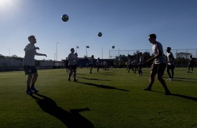 Jogadores treinaram para o duelo contra a Chapecoense, pelo Campeonato Brasileiro