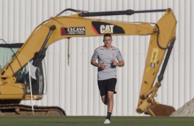 Mantuan no treino de hoje no CT Joaquim Grava; Foco na Chapecoense