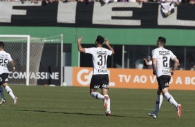 Marquinhos Gabriel comemorando seu gol contra a Chapecoense