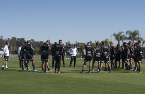 No CT Joaquim Grava, Timo faz ltimo treino antes do duelo contra a Chapecoense