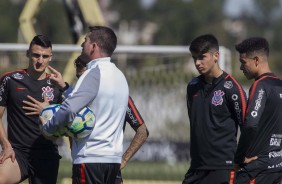 Osmar Loss comandou o treinamento da equipe para o jogo contra a Chapecoense, na Arena Cond