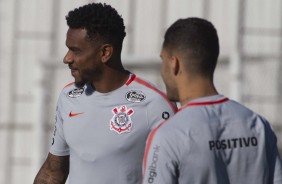 Paulo Roberto durante o treino preparatório para o jogo contra a Chapecoense