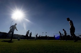 Treino preparatório para o duelo contra a Chapecoense, pelo Brasileirão