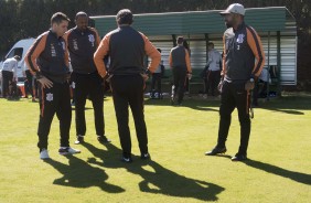 Comisso tcnica trabalha em Chapec para preparar o elenco para duelo pela Copa do Brasil