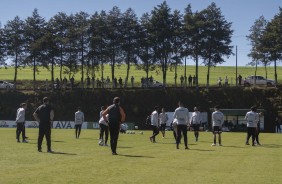 Jogadores do Corinthians treinaram em Chapecó para duelo decisivo pela Copa do Brasil