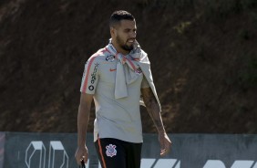Jonathas em Chapecó durante treino para jogo contra a Chapecoense, pela Copa do Brasil